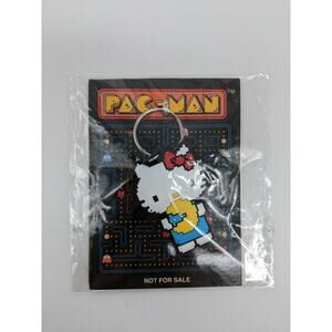 Retro Pac-Man Hello Kitty Key Chain